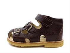 Arauto RAP sandal dark brown mave with buckles and velcro